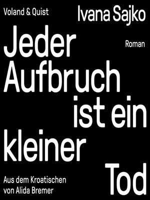 cover image of Jeder Aufbruch ist ein kleiner Tod